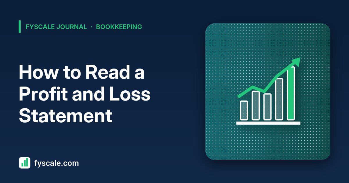 How to read a profit and loss statement with a P&L analyzer dashboard