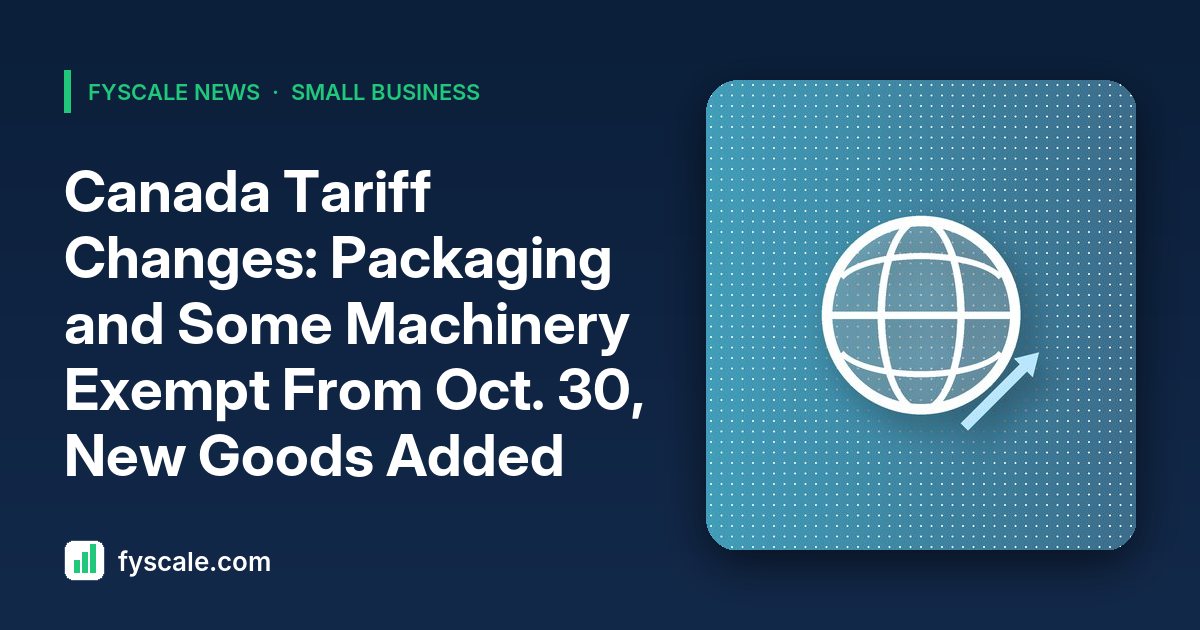 Corrugated shipping boxes and crates illustrating the Canada tariff changes effective October 30, 2026