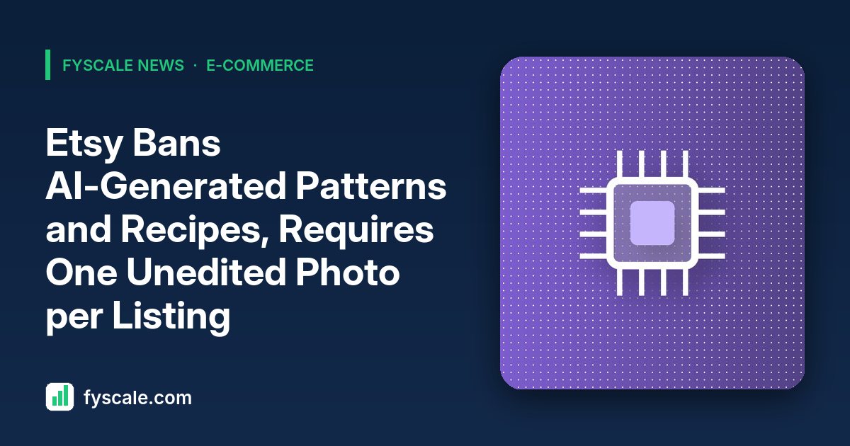 Seller photographing a handmade item for an Etsy listing, illustrating Etsy's new AI policy and unedited photo rule